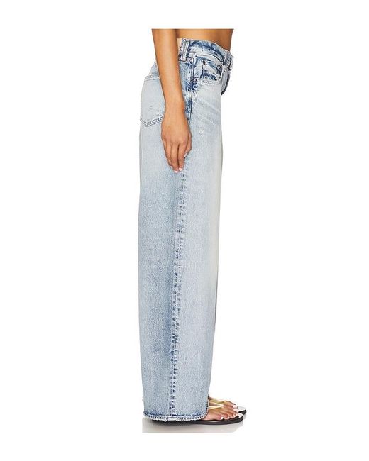 Moussy Blue Lewes Super Wide Jeans