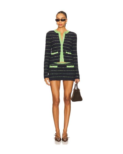 GUIZIO Blue Carline Mini Skirt