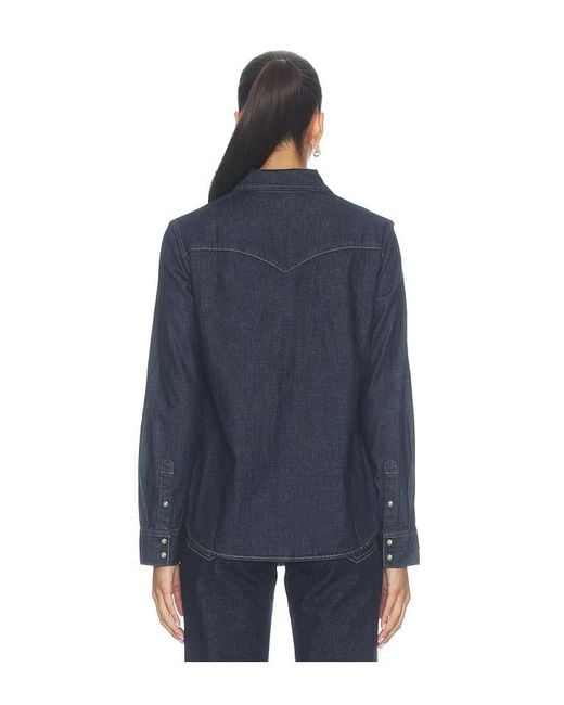Levi's Blue Heritage Western Denim Shirt