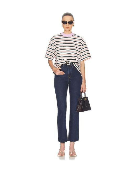 Helsa Blue The Boxy Tee