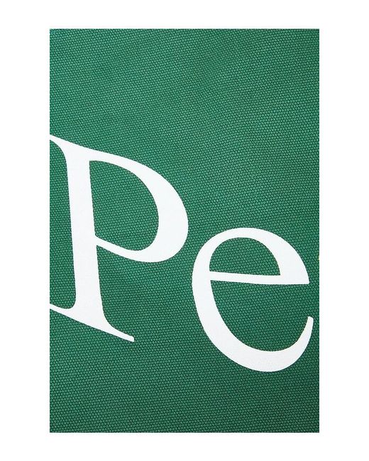 Museum of Peace & Quiet Green Jumbo Wordmark Tote Bag for men