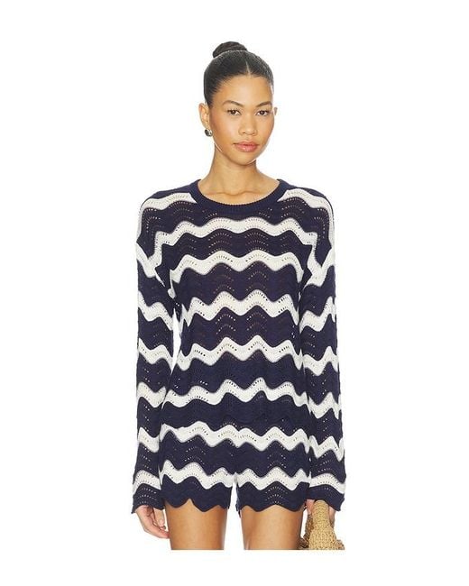 Beach Riot Blue Beach Sweater