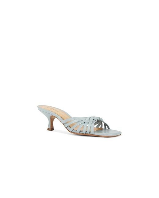 SCHUTZ SHOES White Tara Mid Mule