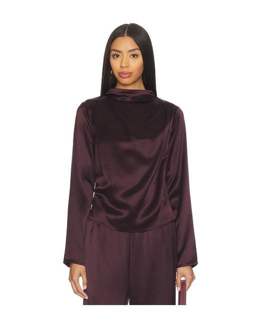 Line & Dot Purple X Revolve Petrea Long Sleeve Top