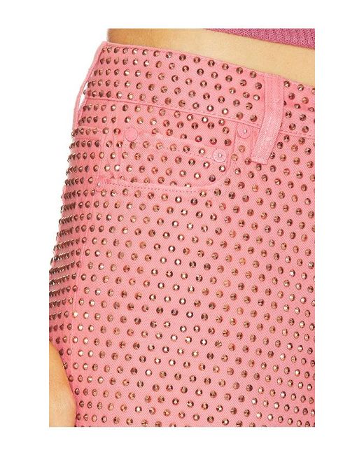 Alice + Olivia Pink Amazing Baggy Jean