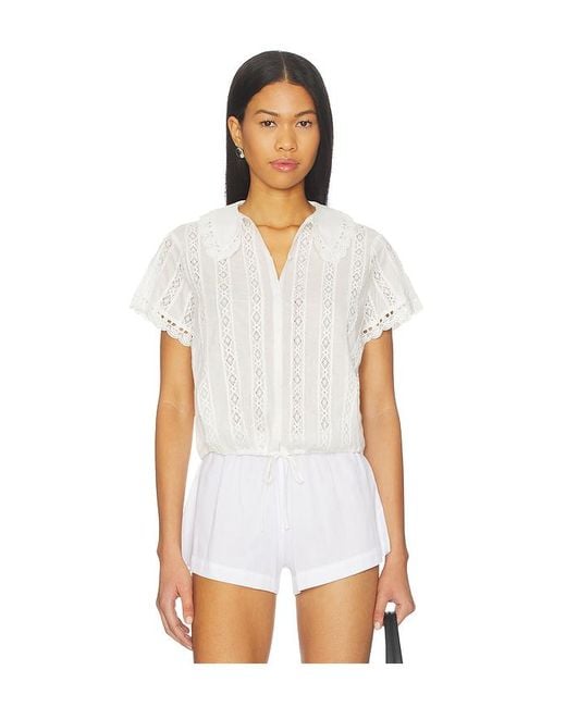 With Jean White Perry Top