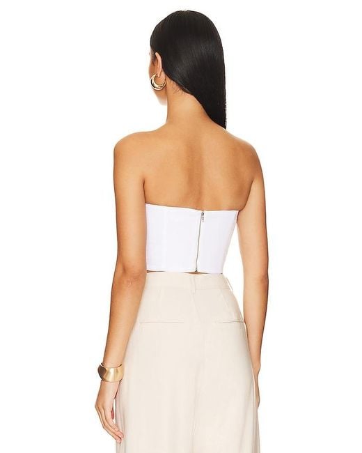 Lovers + Friends White Rosalind Crop Top