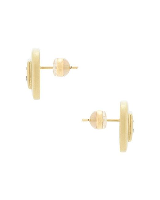 Shashi White Reagan Square Studs