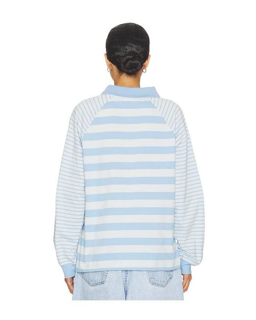 Samsøe & Samsøe Blue Saella Long Sleeve Polo