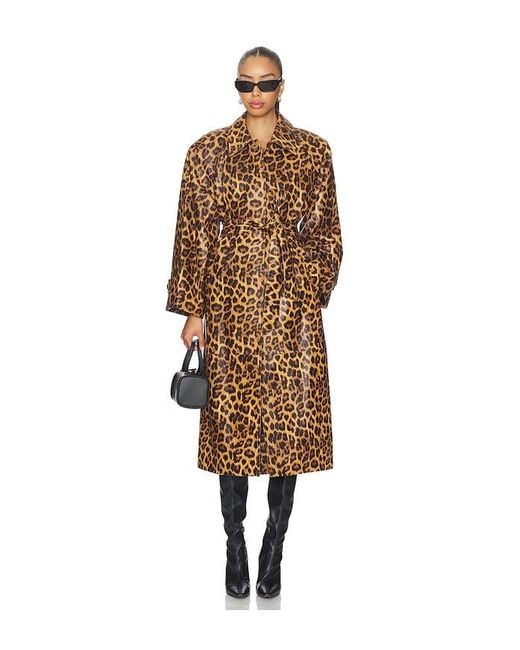 AEXAE Natural Leather Padded Coat