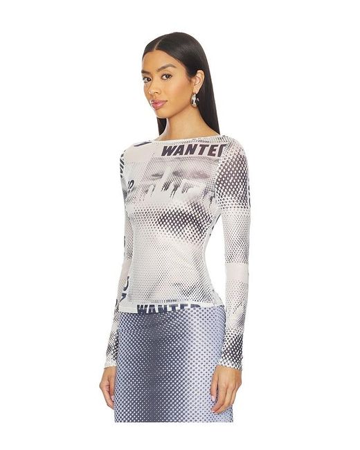 Miaou White Amelia Top