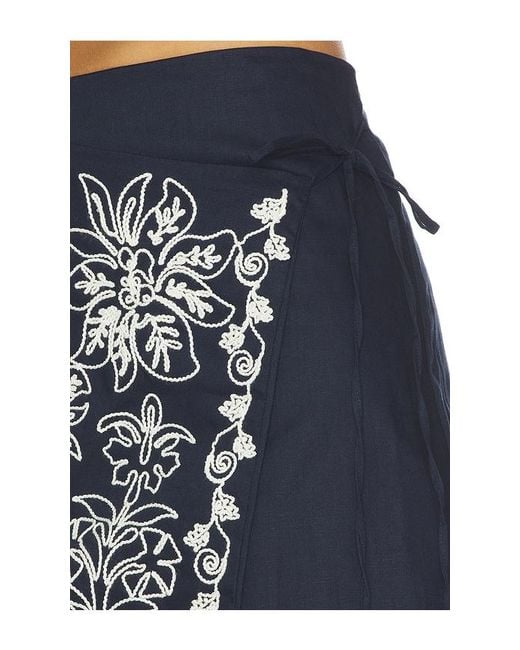 Agua Bendita Blue Danina Skirt
