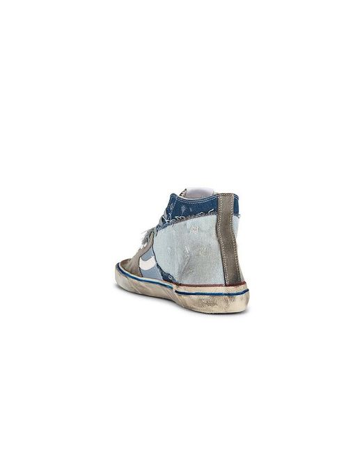 Paul Esterlin Blue Caly Star Sneakers for men