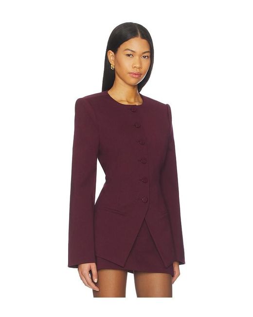 SER.O.YA Purple Susanna Blazer