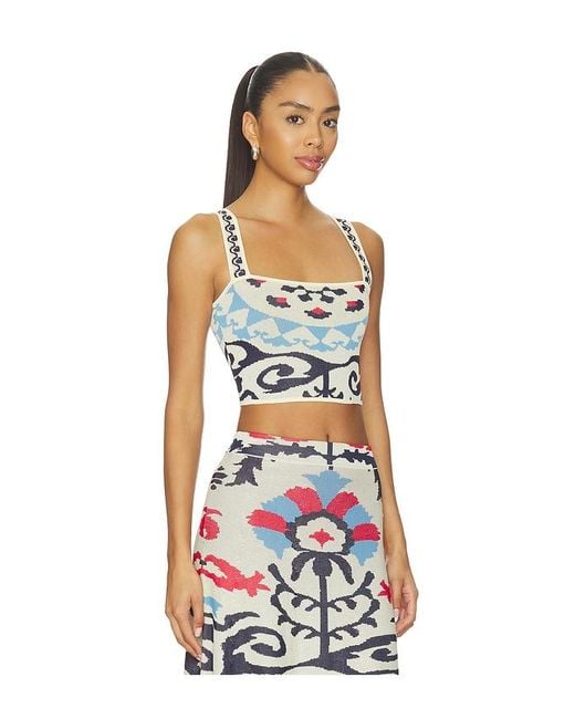 MISA Los Angles White Cora Top