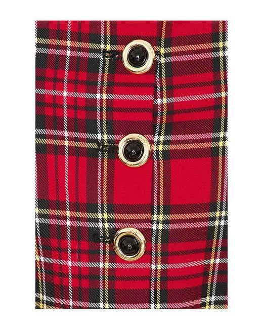 MAJORELLE Red Shane Top