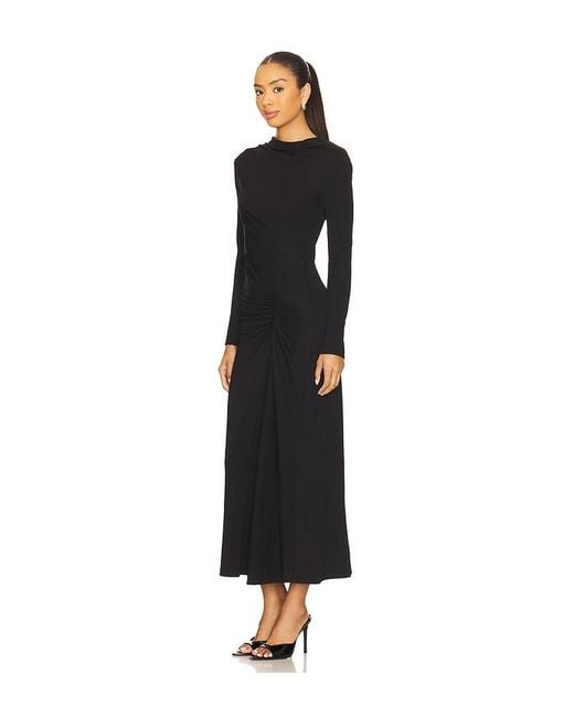 Jonathan Simkhai Black Ferrera Midi Dress