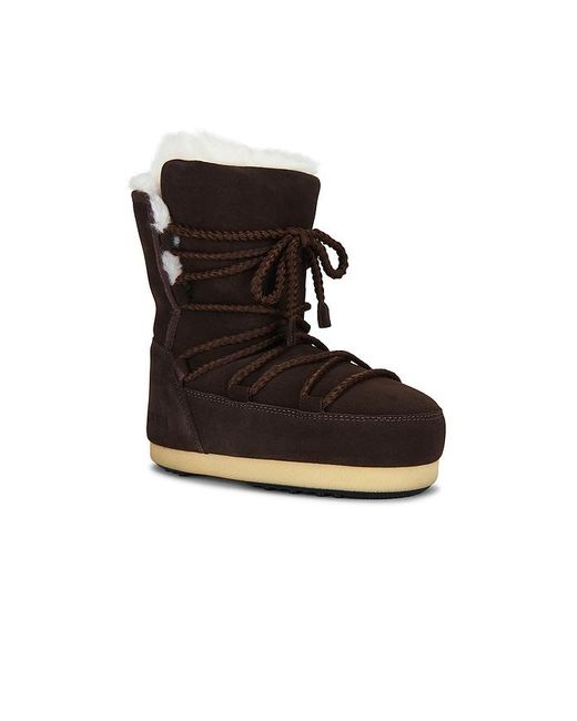 Moon Boot Black Evx Shearling Boot