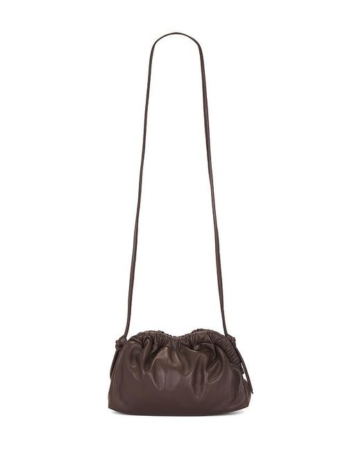Mansur Gavriel Brown Mini Cloud Clutch