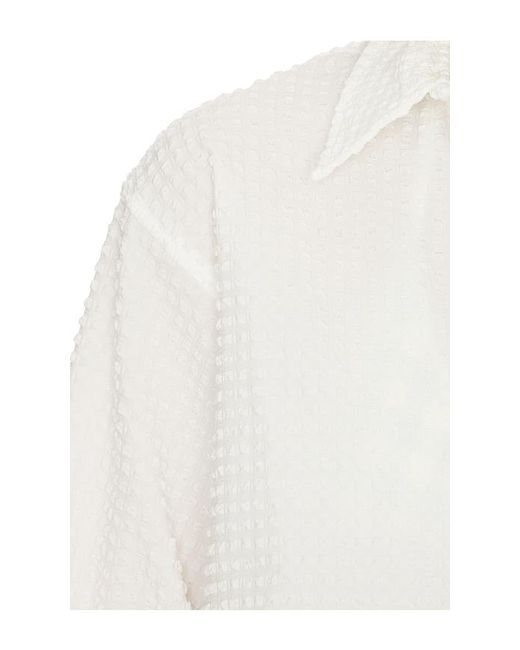 Hunza G White Resort Shirt