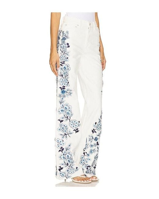 Alice + Olivia Weezy デニム White