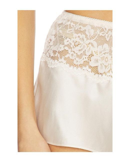 Frankie's Bikinis White Rosie Silk Short