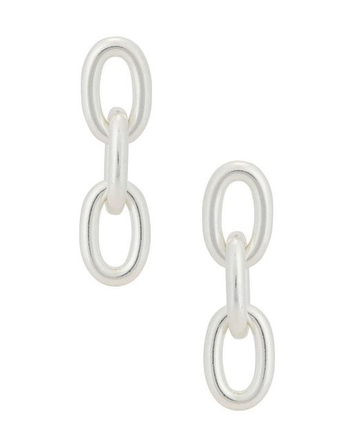 Shashi White Porter Earring