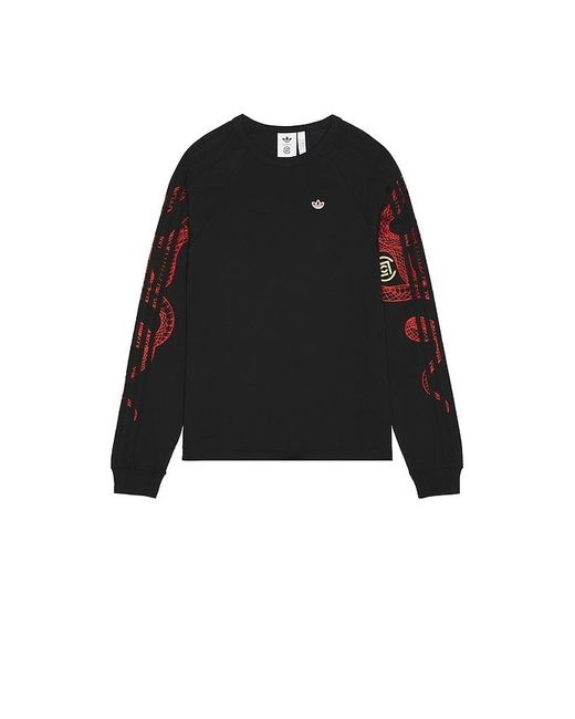 Jersey Raglan En Color Negro Talla (También En M, S, Xl) Adidas Originals de hombre de color Black