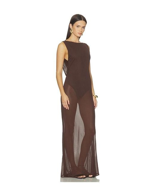 SRG Brown Evan Maxi Dress
