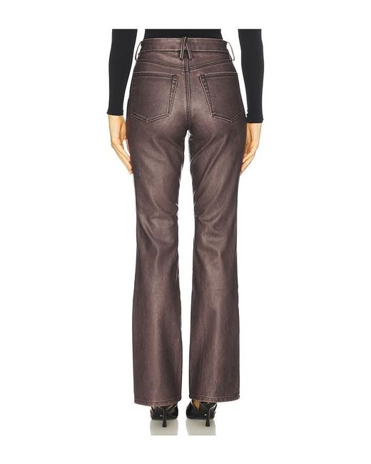 GOOD AMERICAN Gray Good Classic Bootcut Faux Leather Pants