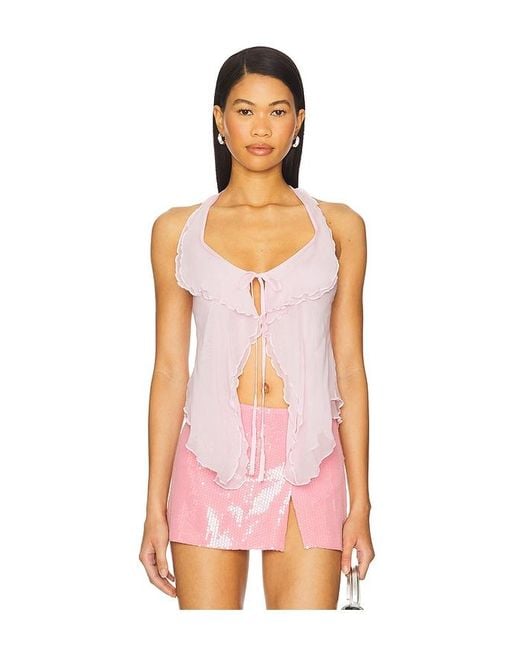 Lovers + Friends Gisors トップ Pink