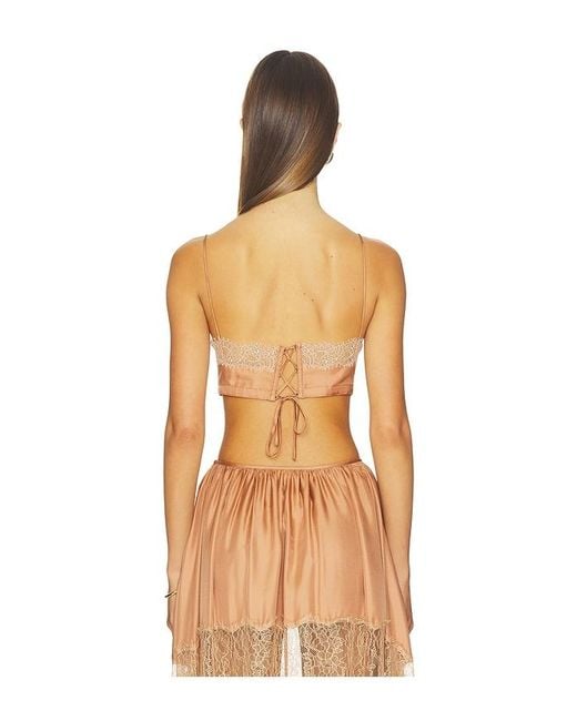 Ulla Johnson Natural Leiko Lace Bralette
