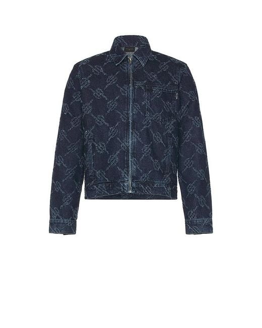 Daily Paper Blue Jacob Denim Jacket for men