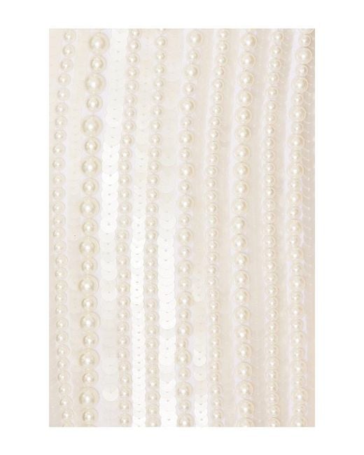 retroféte White Yaeko Embellished Dress