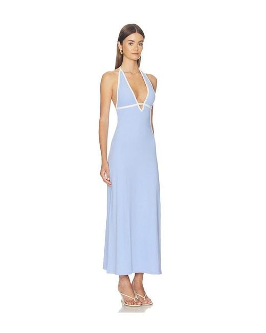 LSPACE Blue Shea Maxi Dress