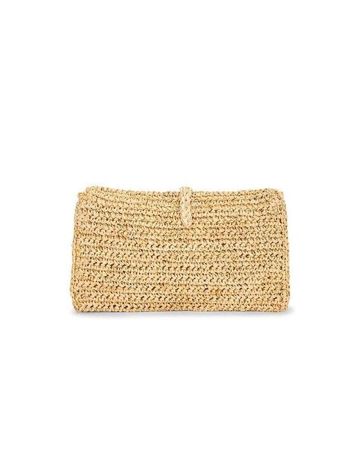 Flora Bella Natural Chastanet Crochet Raffia Clutch