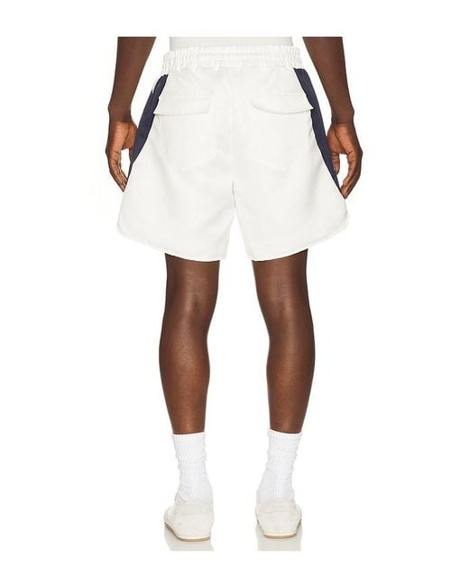 Rhude White Logo Lightning Shorts for men