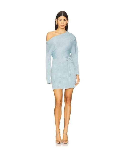Never Fully Dressed Blue Mini Tilly Dress