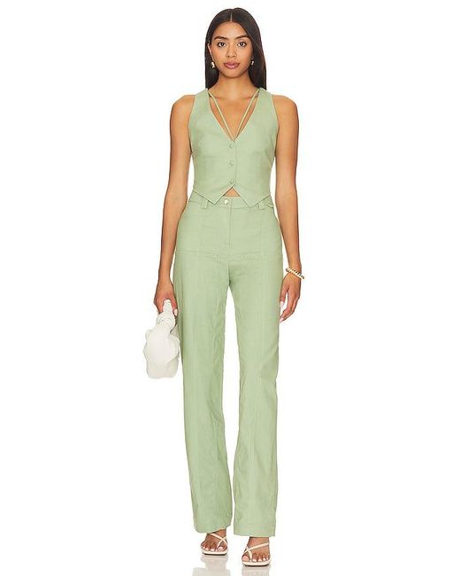 Camila Coelho Green Matilde Pant