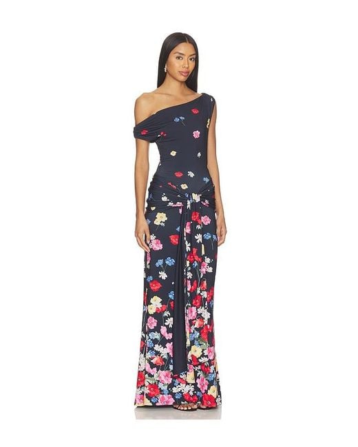 Show Me Your Mumu Blue Winona Wrap Maxi Dress