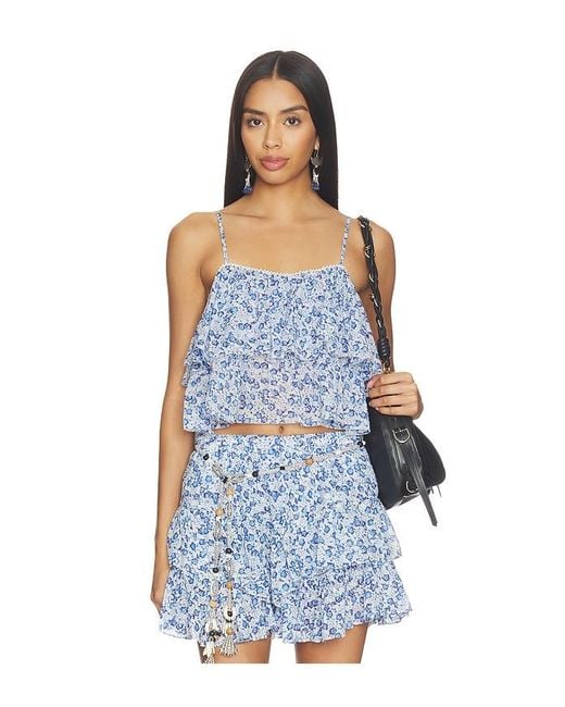 Isabel Marant Blue Erisa Top