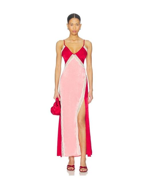 high neck maxi dress with split Split Ruffled Square Neck Maxi Dress Black / S