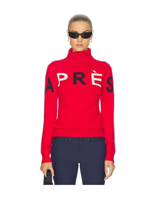 Perfect Moment Red Apres Sweater Ii