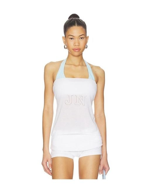 Frankie's Bikinis White X Jennie Margot Knit Tube Top