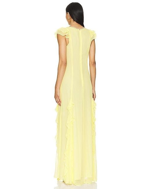 Tularosa Yellow Taylor Gown