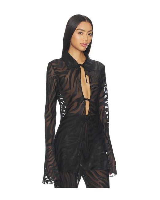 Lamarque Black Camine Top