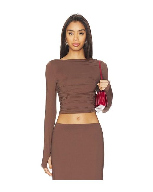 Nakedvice Red The Ledger Top