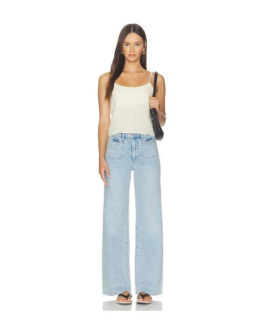 PAIGE Blue Anessa Welt Stitch Jeans