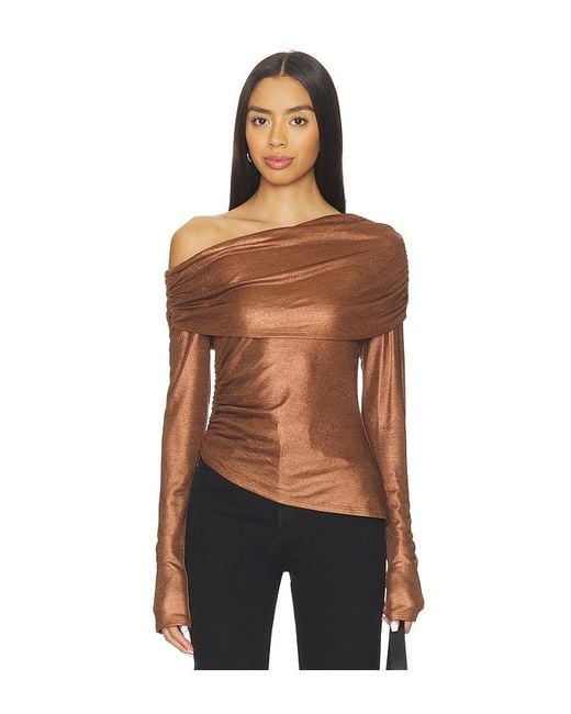 Lovers + Friends Black Coraline Top
