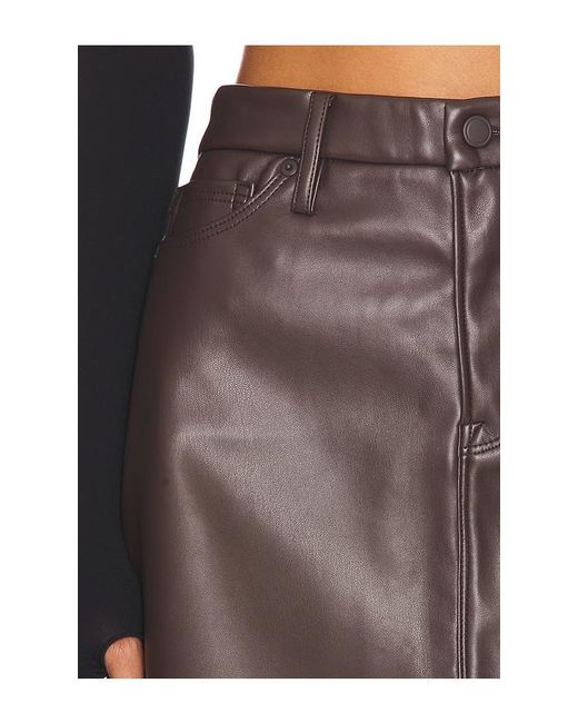 GOOD AMERICAN Black Mini Skirt